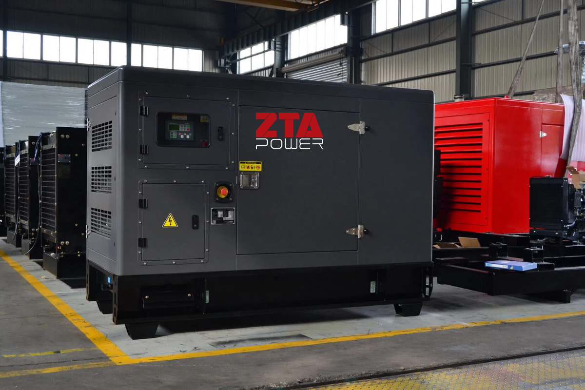 Gray Color Silent Generator Set